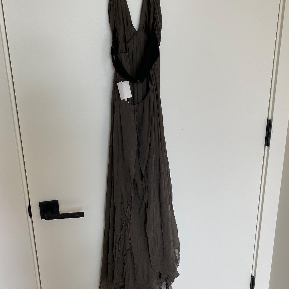 Alice + Olivia brown flowing dress. - Picture 6 of 6